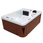 Garden Hot Tubs With 2 Lounges For Family Outdoor Massage Spa Pools Freestanding