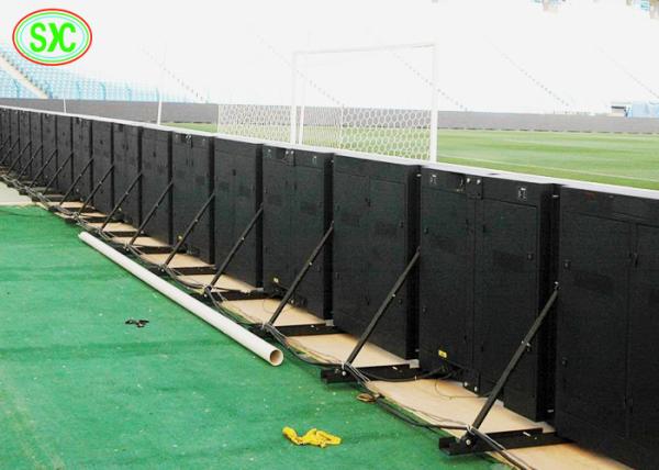 IP65 Grade Athletics Facility Screens 10000 Pixel/sqm Pixel Resolution for Top