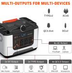 AC DC 180000Mah 700W Power Bank Generator LED Light For CPAP