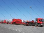 Heavy Duty Lowbed Hydraulic Modular Loader Semi Trailer Load Capacity 200t