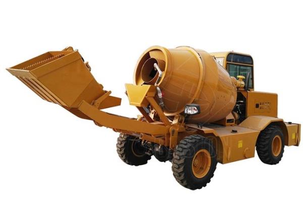 Portable Cement Concrete Transit Mixer Self Loading Mobile Concrete Mixer Truck