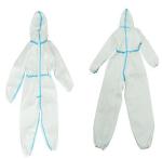 Full Body Lightweight Disposable Coveralls For Personal Use White High Safety