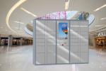 Keyless Indoor Parcel Delivery Electronic Locker Digital Signage Office Building