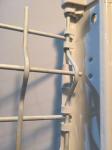 Green Black Vinyl Coated Welded Wire Fencing For Sports Ground 200×50 Mm