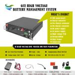 high voltage BMS(HV BMS) 160S512V 125A battery management system 3U Master Slave