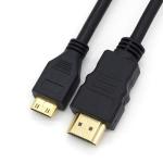 1080P 3D Mini HDMI To HDMI Cable Non Shielded 7.0mm Camera Hdmi Cable