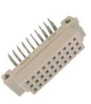 PBT DIP DIN 41612 Connector Three Rows 30P 48P 64P 96P N Pin Right Angle