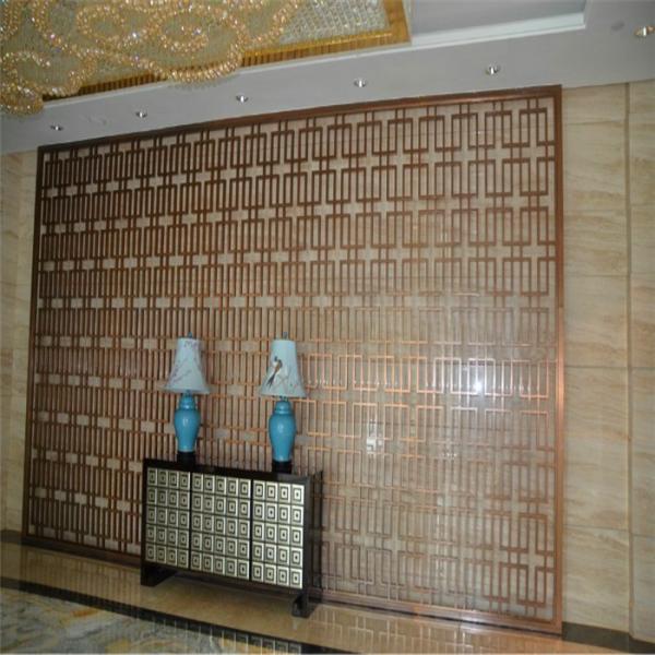 Quality feature stainless steel panel metal feature screens for wall cladding or wall divider for sale