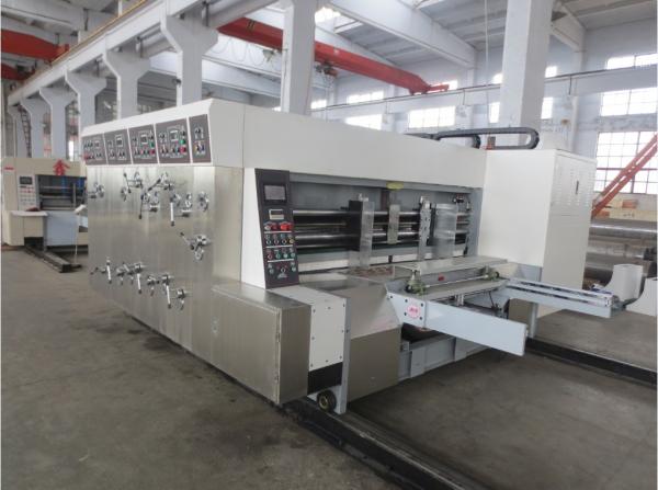 Automatic Slotting Die Cut Sticker Printing Machine For Carton Box Making