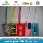 Customs Round Corner Luggage Travel Tag Label w/Hang Tape