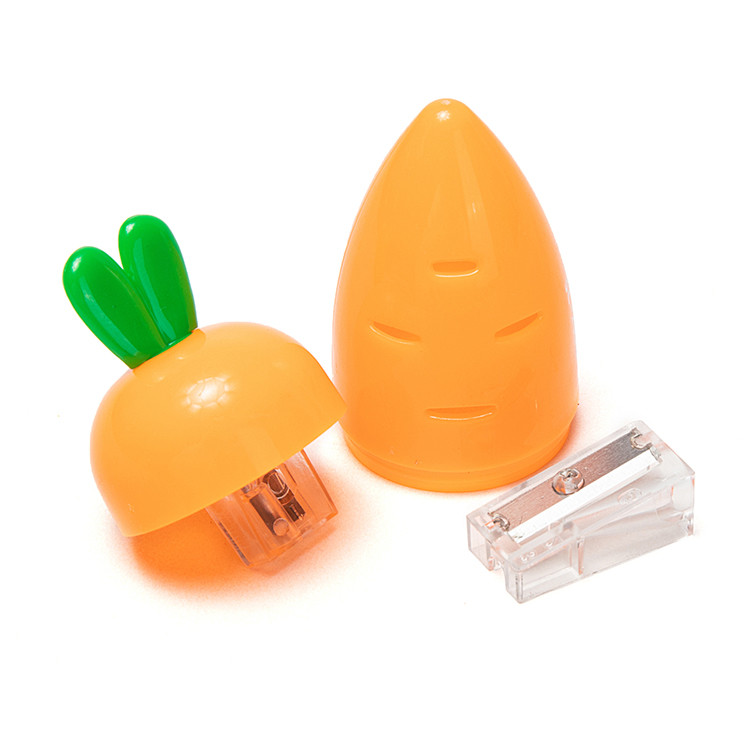 Innovative Non Screw Cartoon Pencil Sharpener Plasic