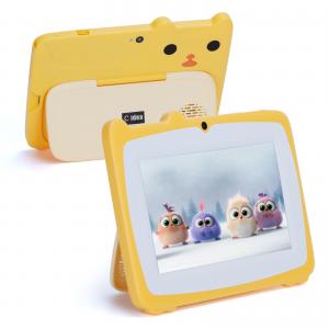China 3-7 Ages Tablet Kidspad 7 Inch HD Display Kid Proof Case 2GB+32GB Google Play Store Yellow on sale