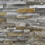 Natural stone , Granite Stacked Stone Pink Quartzite Stone Rock Face Wall