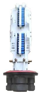 Pipeline Aerial Fiber Splice Enclosure 18SC Vertical 48 Fiber Dome Splice