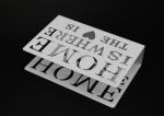 Metal Structure Dinner Napkin Holder / Kitchen Table Napkin Holder Rust