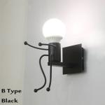 Human Shape Living Room Bed Side Stair Kitchen mini wall lamp(WH-OR-53)