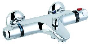 Wholesale Chrome 280 Mm Thermostatic Shower With Bath Filler Round Head Shape T8081 from china suppliers