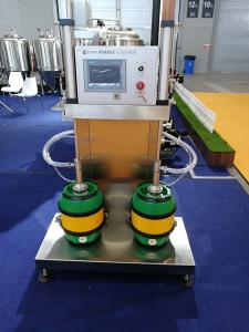 Wholesale Sus 304 Automatic Beer Keg Washing Machine Two Heads Touch Screen 2L - 60L from china suppliers
