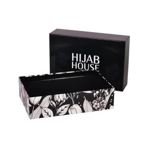 Wholesale Black Glossy Lamination Paper Packing Boxes With Lid And Bottom from china suppliers