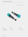 32mm Cold-Rolled Steel Minifix Connecting Bolts With Nylon Dowel, Furniture