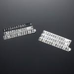 AP3-5-3 Triangular US Dollar Pound and Euro Currency Symbol Jewelry Pricing Tags