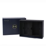 Custom Jewelry Storage Rigid Box Packaging Gold Hot Stamping Retail Packaging
