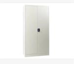 Home Office Steel Cupboard 2 Door Metal File Cabinet With 4 Adjustable Shelves