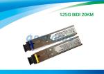 Network Fiber SFP Optical Transceivers Telecom Communication 1.25G Bi-Di 20km SC