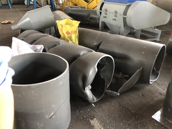 Pipe Single Shaft Shredder , Heavy Duty Chipper Shredder Waste Plastic Crusher