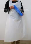 Medical Disposable White Plastic Aprons On The Roll , Colored Hygiene PE Aprons