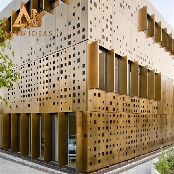 Outdoor metal wall panels