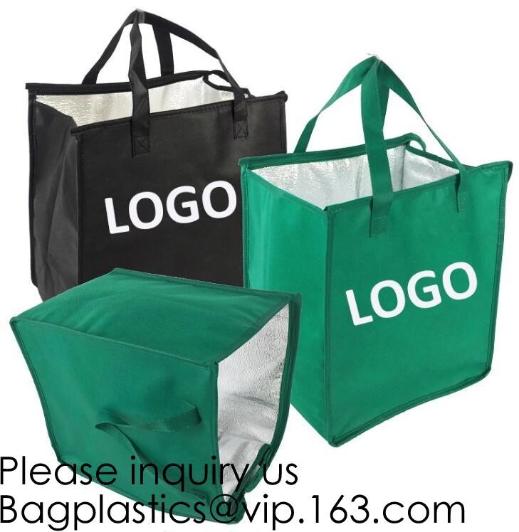 Handled Reusable Carrying Cheap Custom Aluminum Foil Insulated Thermal Oxford Cloth Cooler Bag,Insulated Aluminum Foil T