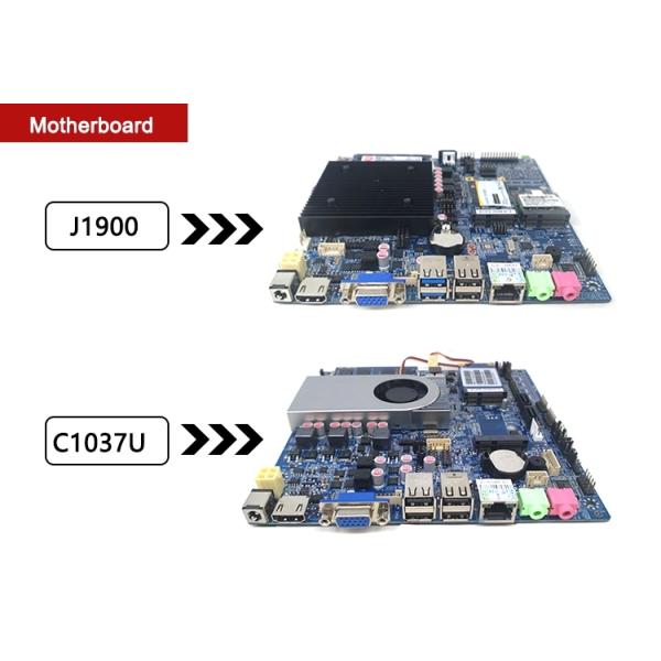 250nits 21.5in All In One PC Computer Dual Core 4GB Ram RS232