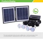 Small household solar light outdoor solar portable portable lamp power 4W 9V
