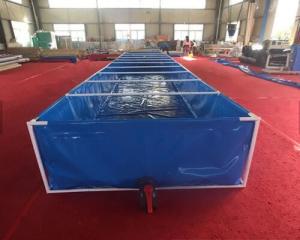 Wholesale Fish Farming PVC Folding Convenient Fish Pond Durable Aquaculture Fish Tank Tarpaulin Fish Farming from china suppliers