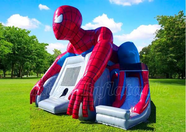 Kids Outdoor Inflatable Bouncers Jumping Castle Combo 6m X 6m X6m Jump Bounce