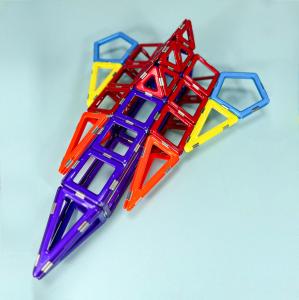 Wholesale Science Magnetic Educational Blocks Mecha Large Fighter Jets Building Shapes from china suppliers