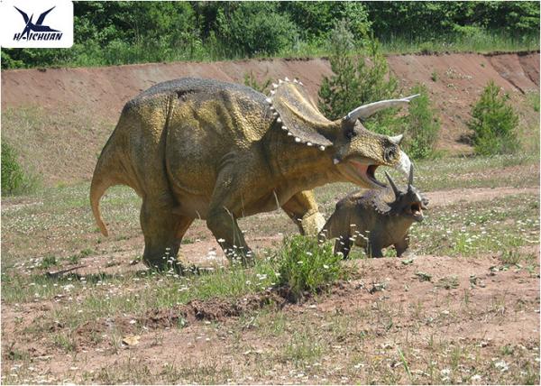 CE Amusement Park Equipment Artificial Dinosaur Statues Fingers Moving