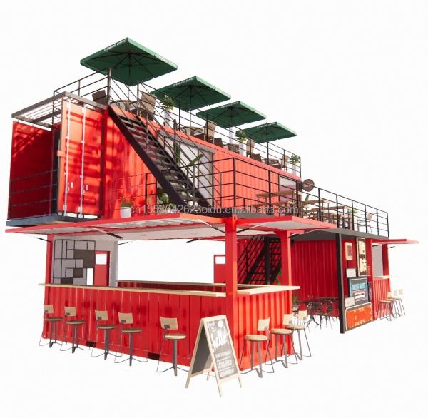 Experience the Best of Beer/Coffee/Food Kiosks with Our 40FT Container Bar and