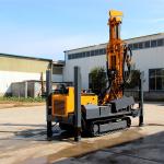 Homemade Water Well Hydraulic Crawler Drilling Rig With Diesel Engine