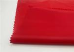 GRS 100% Recycled Polyamide Nylon Fabric Bright PU Coating Downproof For Winter