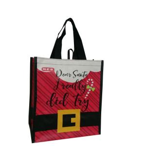 Wholesale 30cmPP Reusable Shopping Tote Bag Red Wine Gift Bags Reusable Tote Bags With Logo from china suppliers