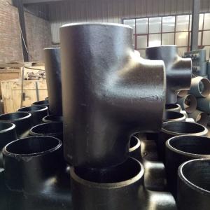 Wholesale ASTM A234 WPB SCH40 Carbon Steel Pipe And Fittings Tee Seamless from china suppliers