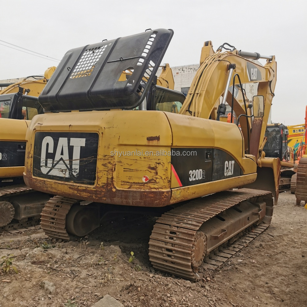 Original Hydraulic Pump And Soft Steel Design CAT320D2 Excavator With Powerful Engine