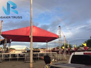 Wholesale Custom Length Aluminum Stage Truss Mini 16&quot; Bolt Truss Squar/ Circle Shape from china suppliers