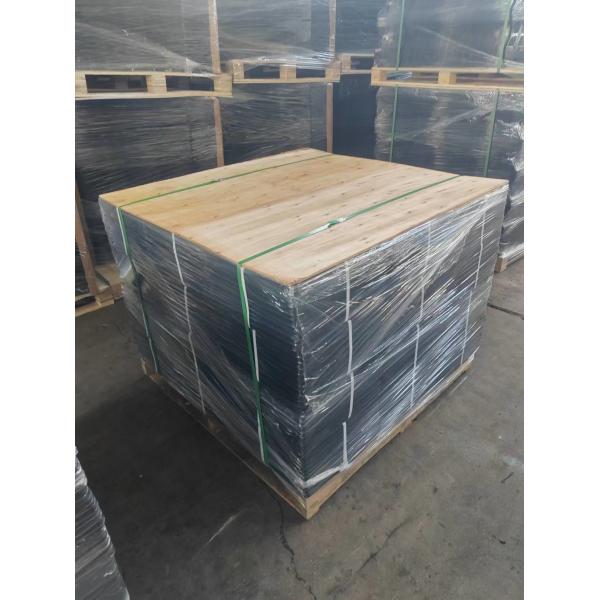 Black Traffic Cone Weight 370*370*18mm Delineator Rubber Base 1.5g/cm3