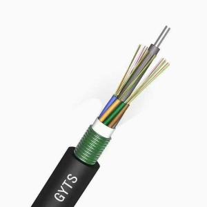 Wholesale Outdoor 24 Core GYTS FTTH Optical Fiber Cable G652D Single Mode For Communication from china suppliers