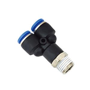 China Y Model PX Male Push - in brass nickel plated connector , tube fitting on sale