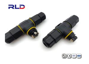 Wholesale LED Lighting Outdoor Electircal Wire Connector 2 Pin , Screw Locking Water Resistant Connectors from china suppliers