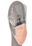 Anti Fog 3 Ply Disposable Face Mask With Transparent Plastic Visor Fluid